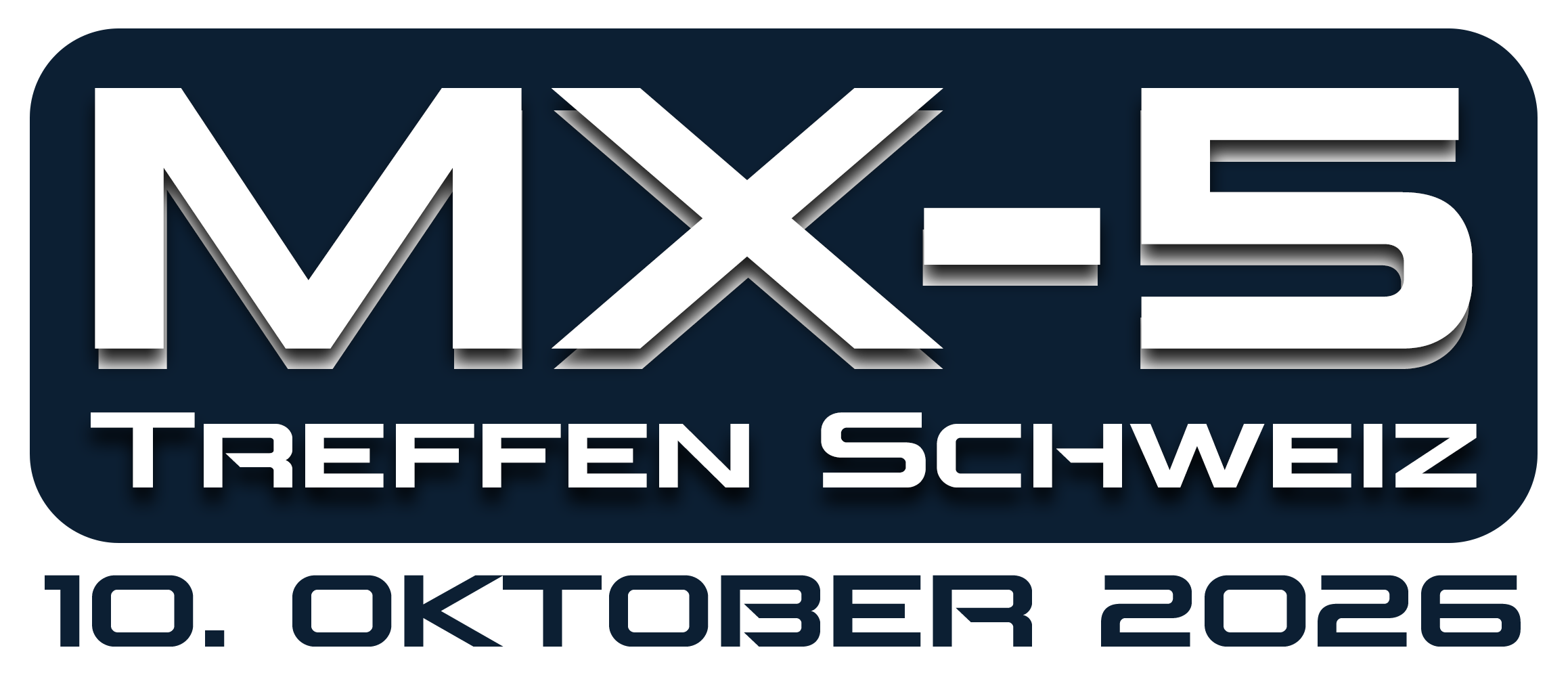 Logo zum MX-5 Treffen Schweiz 2026