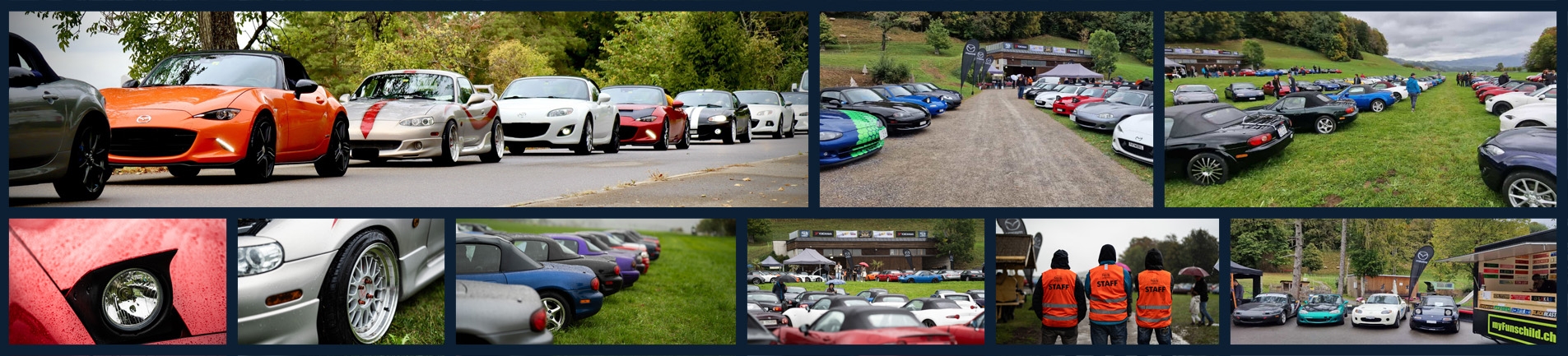Panoramabild MX-5 Treffen 2025 Schweiz