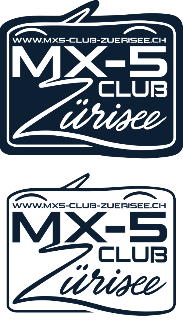 MX5 Club Zürisee Form-Sticker